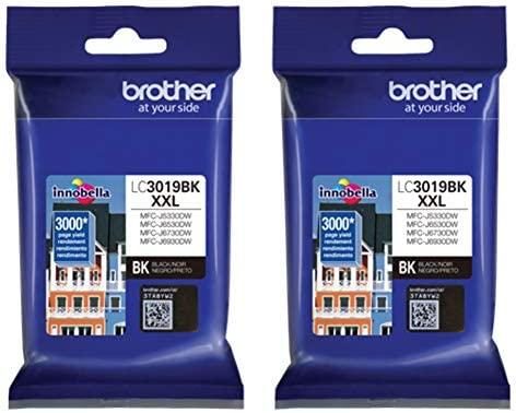 Brother LC-3019BK Super High Yield Ink Cartridge – Black – 2 Pack in Retail Packing …