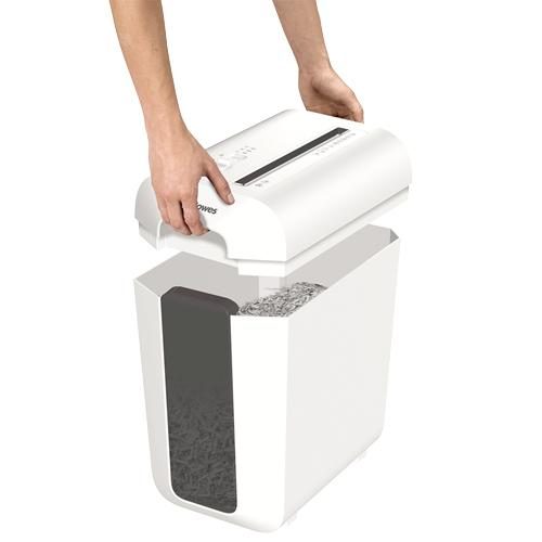 Fellowes LX Series LX65 paper shredder Particle-cut shredding White