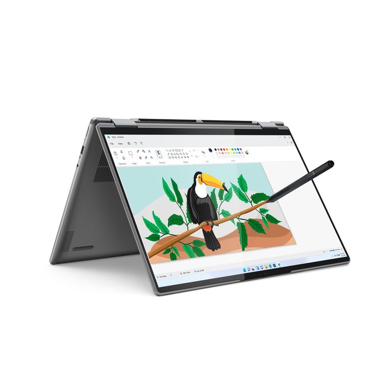 Lenovo Yoga 7 16IAH7 Intel® Core™ i7 i7-12700H Hybrid (2-in-1) 40.6 cm (16") Touchscreen WQXGA 32 GB LPDDR5-SDRAM 1 TB SSD Intel Arc A370M Wi-Fi 6E (802.11ax) Windows 11 Home Grey