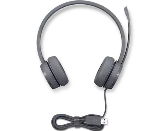 Lenovo GXD1D09516 headphones/headset Wired Head-band Business/Everyday Grey