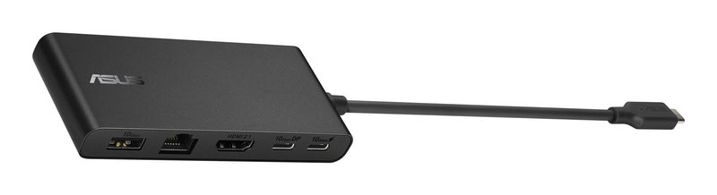 ASUS Dual 4K USB-C Dock DC201 Wired USB 3.2 Gen 2 (3.1 Gen 2) Type-C Black