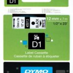 DYMO Label Tape 12MMx7M D1 White