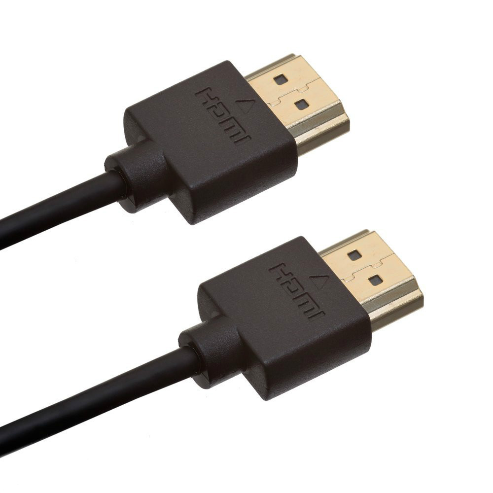 S-Tek [770526] HDMI Ultra Slim UHDMI Cable 1.8M Metal Connector
