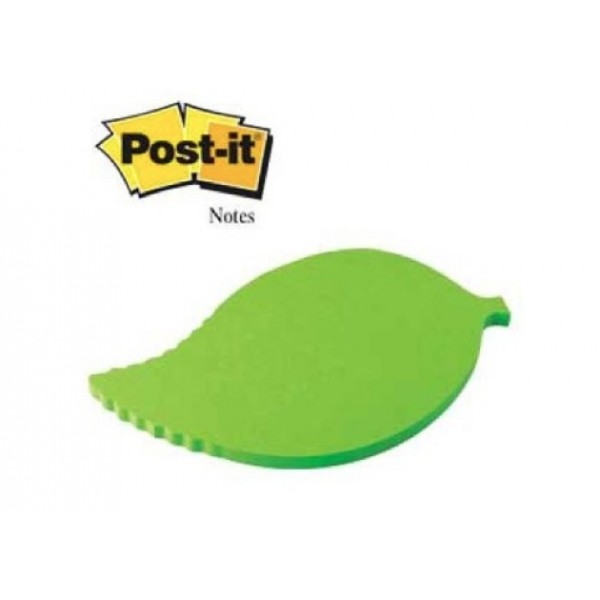 3M Post-it 7500L Leaf Retro Notes, Green