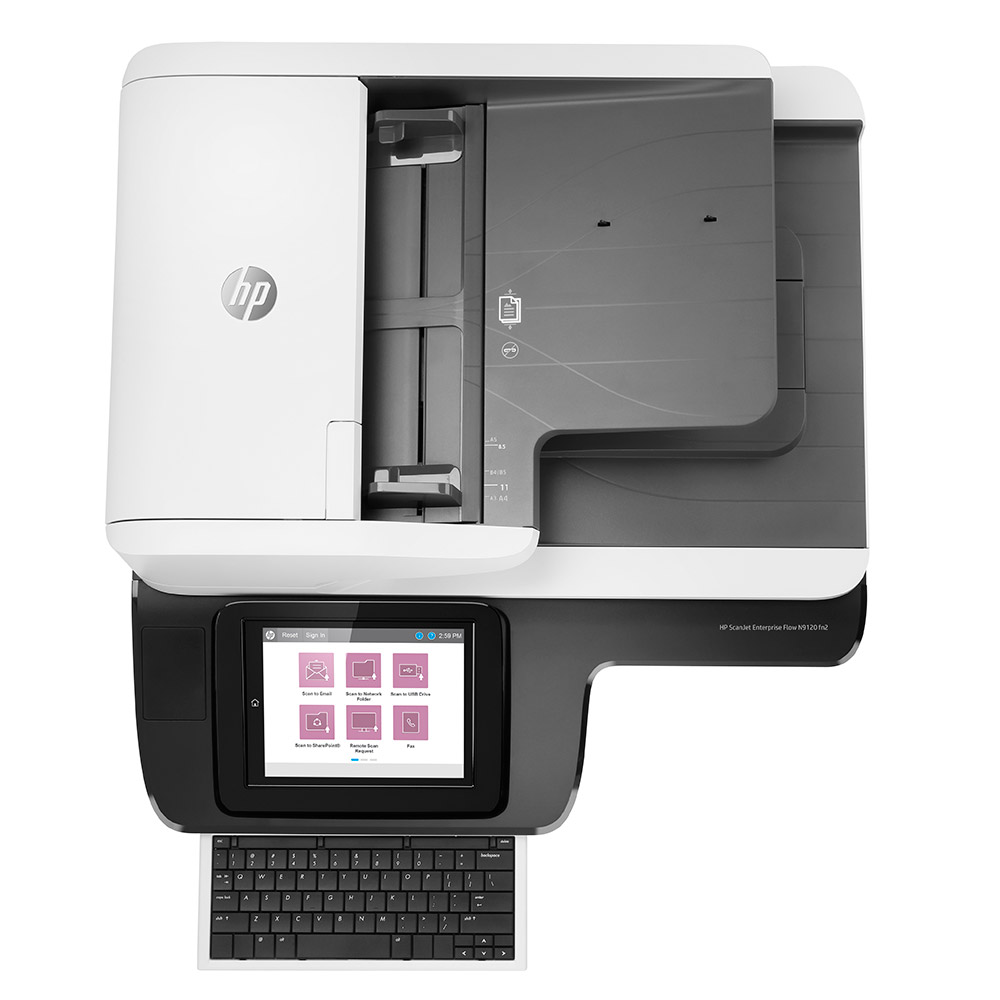 HP Scanjet Enterprise Flow N9120 fn2 Flatbed & ADF scanner 600 x 600 DPI A3  Black, White - Creative IT