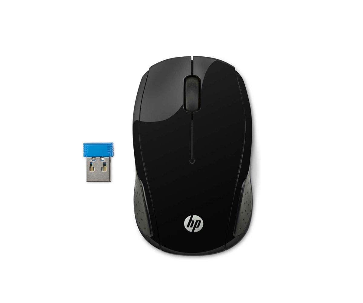 MOUSE HP 200 BLACK WIRELESS MOUSE -X6W31AA#ABB