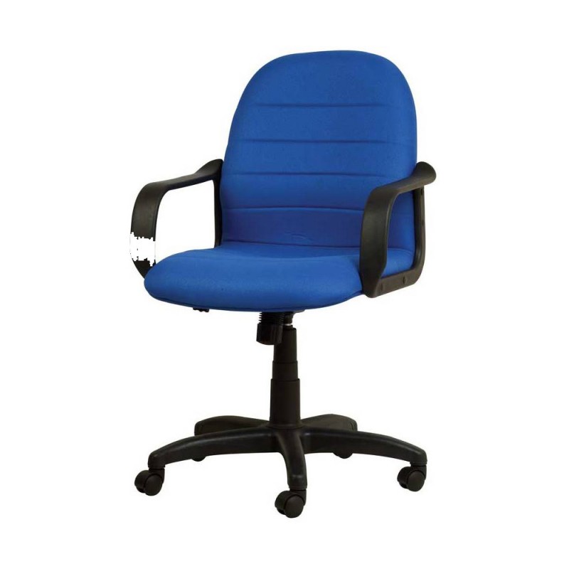 Alfa Low Back Chair With Adjustment Control & Plastic Arms And Base