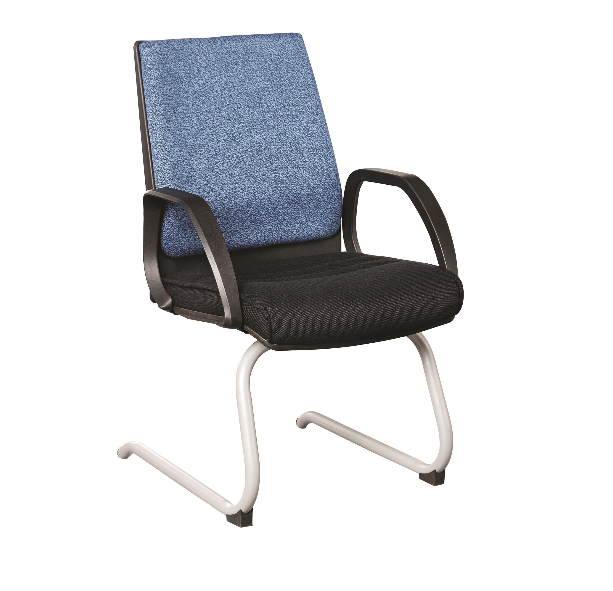 Bright – V Executive Visitor Chair, Pu Arms, Chromed Cantilever Base