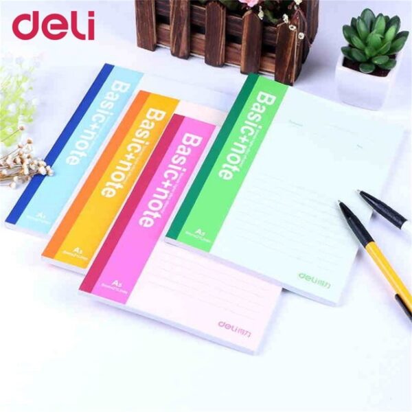 DELI BASICNOTE A5 8MM 210X148MM 100SHEETS-7655