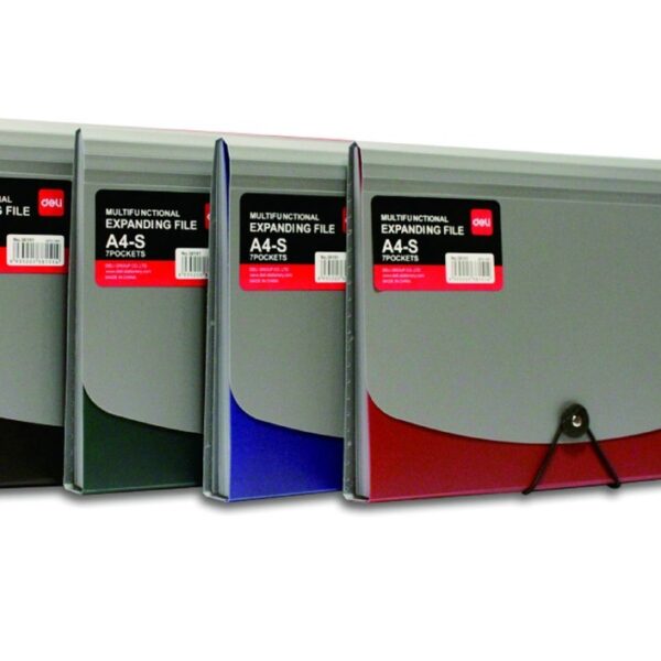 Deli-E38151- Expanding File A4-S 7 Pockets