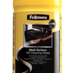 Fellowes 100 Surface Cleaning Wipes