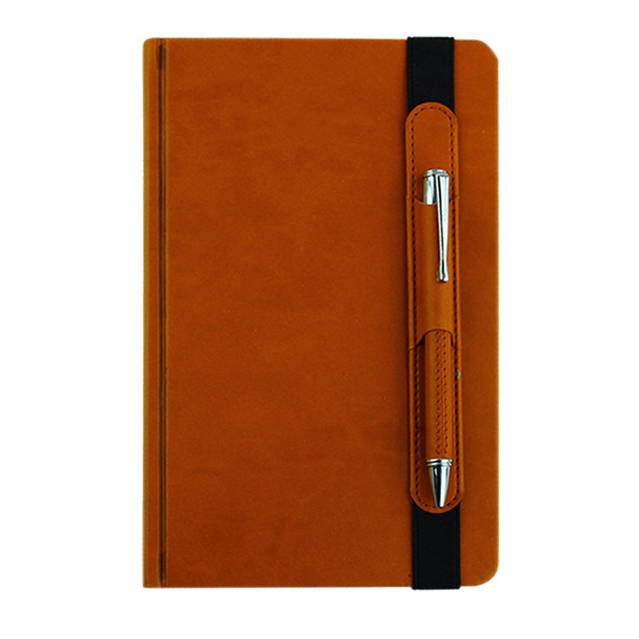 Executive NoteBook – Black/Brown  (FIS [FSNBEXSL1321BK])