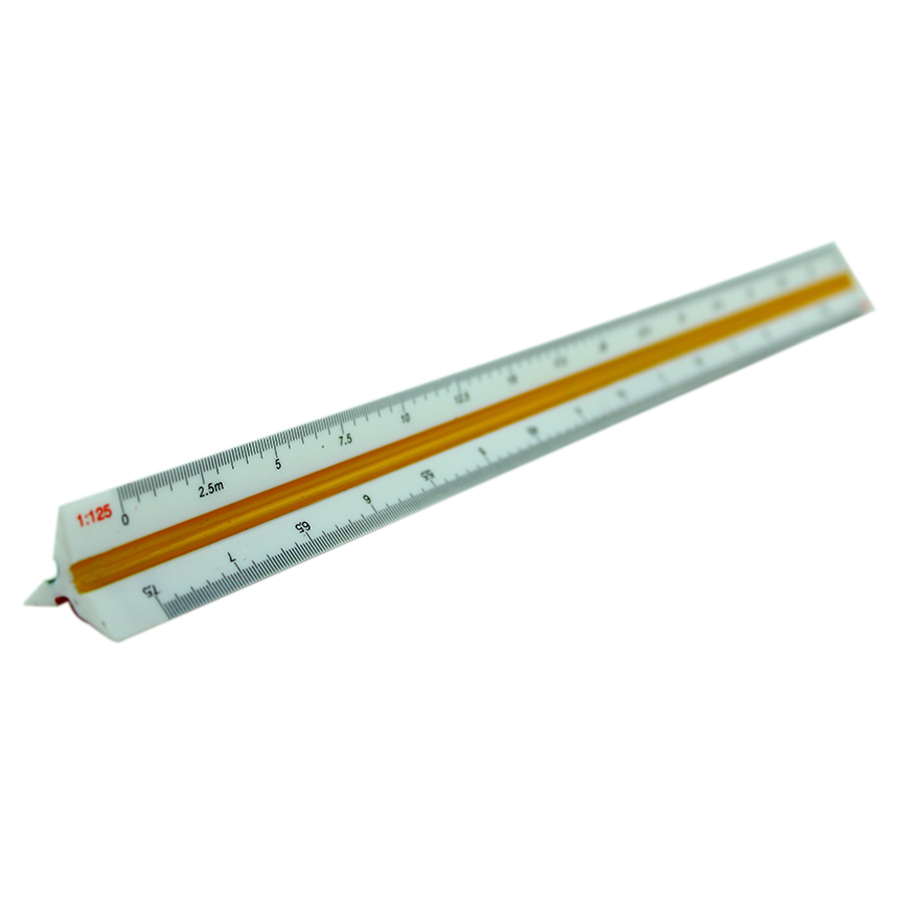 Triangular Plastic Ruler-30cm–(FIS [FSRUTR30]
