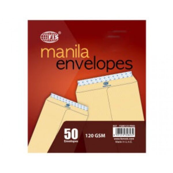 MANILA ENVELOPE 90G PEEL & SEAL 324mm x229mm - Brown (FIS [FSME9027P50] )