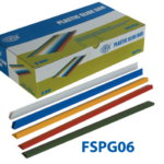 Plastic Sliding Binding Flat Bar - 6MM- GREEN---FSPG06-GR