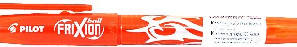 Pilot Frixion Roller Ball Pen Orange