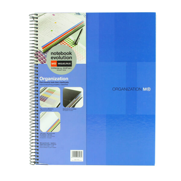 Miquelrius 48928 Notebook-4 A4 120 Hor + Plain Cbevol Organisation