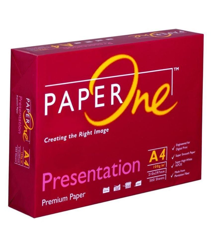 Paper One A4 Size Paper 100 Gsm/100Sheets PKT