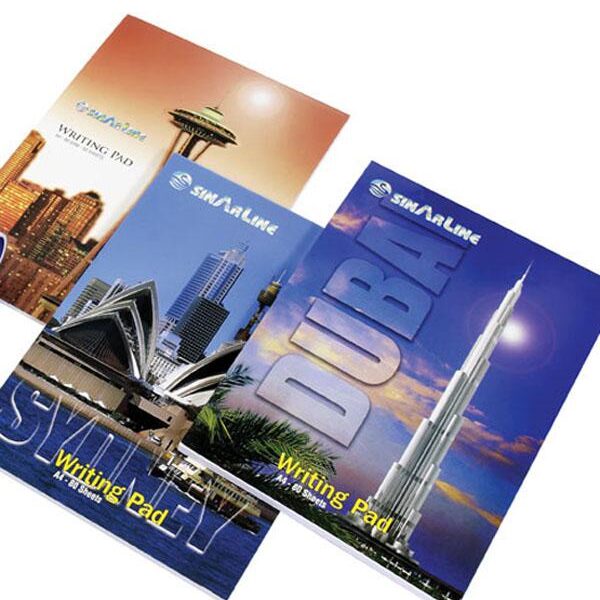 SinArline PD06144 FLIPOVER WRITING PAD ASSORTED A4 50SH