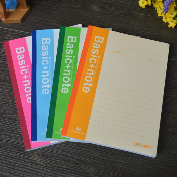 DELI BASICNOTE A5 8MM 210X148MM 30SHEETS-7667