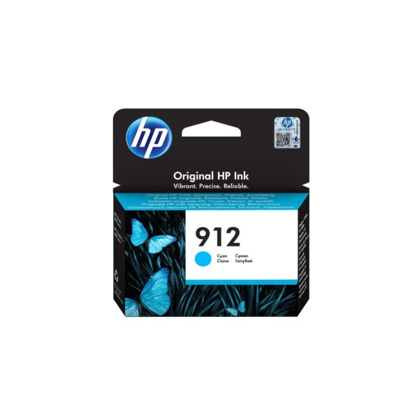 HP 912 Cyan Original Ink Cartridge (3YL77AE)