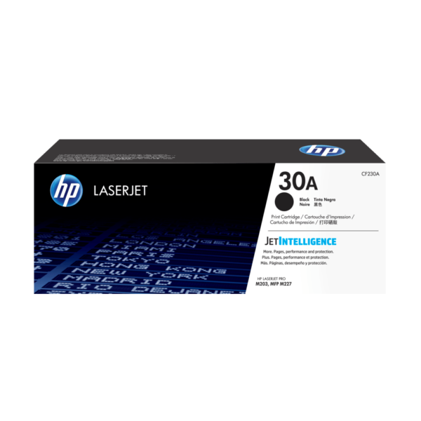 HP 30A Black Original LaserJet Toner Cartridge (CF230A)