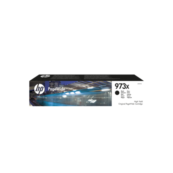 HP 973X High Yield Black Original PageWide Cartridge (L0S07AE)