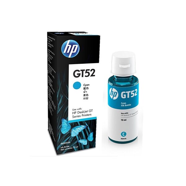 HP GT52 Cyan Original Ink Bottle (M0H54AE)