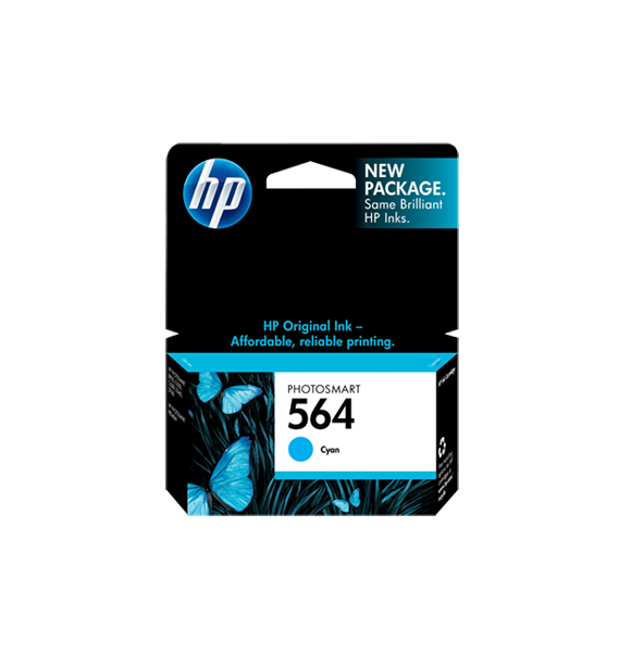 HP 564 Cyan Original Ink Cartridge (CB318WN)