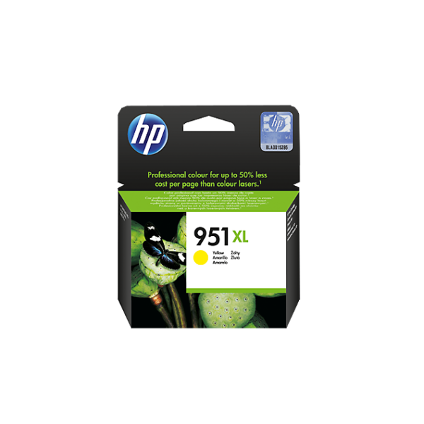 HP 951XL High Yield Yellow Original Ink Cartridge (CN048AE)