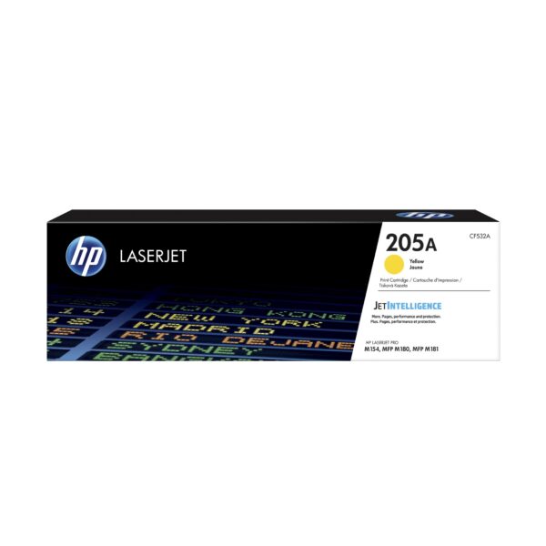 HP 205A Yellow Original LaserJet Toner Cartridge (CF532A)