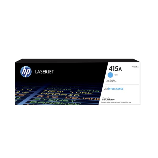HP 415A Cyan Original LaserJet Toner Cartridge (W2031A)