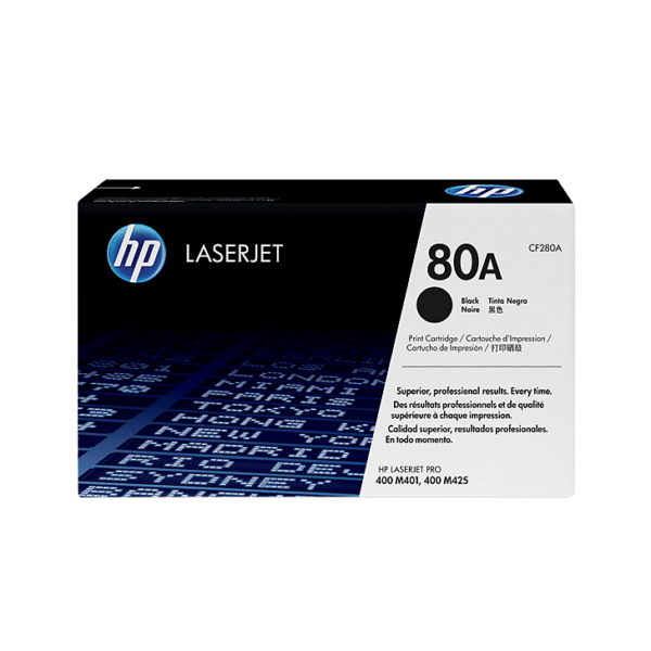 HP 80A Black Original LaserJet Toner Cartridge