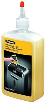 Fellowes 35250 Powershred Performance Oil, 12 oz. Bottle w/Extension Nozzle - 2 Pack