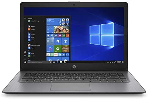 HP Stream 14-inch Laptop, Intel Celeron N4000, 4 GB RAM, 64 GB eMMC, Windows 10 Home in S Mode With Office 365 Personal For 1 Year (14-cb186nr, Brilliant Black) (9MV74UA#ABA)