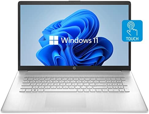 HP Newest 17t Laptop, 17.3'' HD+ Touchscreen, Intel Core i5-1135G7 Processor, 32GB DDR4 RAM, 1TB SSD + 1TB HDD, Wi-Fi 6, Backlit Keyboard, Webcam, HDMI, Windows 11 Home, Silver