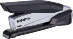 Bostitch inPOWER+28 Executive Stapler - 3 in 1 Stapler - One Finger, No Effort, Spring Powered Stapler, Black/Silver (1110)