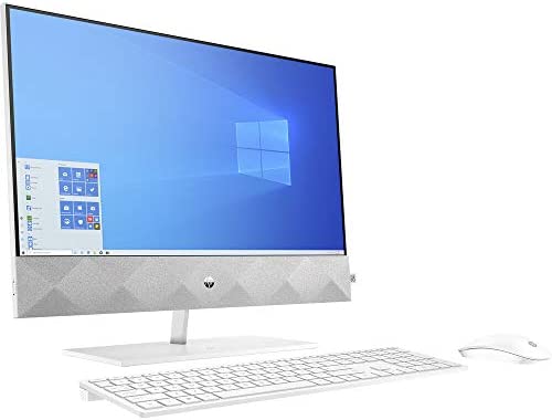 27” All-in-One Computers, Intel i7 Quad-Core Desktop Computer with Camera,  16G Ram 512G SSD IPS HD Display, WiFi Bluetooth for Home Entertainment