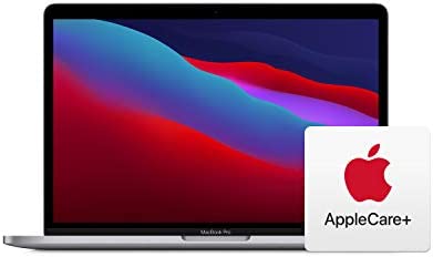 2020 Apple MacBook Pro with Apple M1 Chip (13-inch, 8GB RAM, 512GB SSD Storage) - Space Gray with AppleCare+ for 13-inch MacBook Pro (M1)