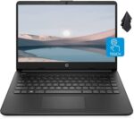 2022 HP Pavilion Laptop, 14-inch HD Touchscreen, AMD 3000 Series Processor, 8GB RAM, 192GB Storage, Long Battery Life, Webcam, HDMI, Windows 10 + One Year of Office365, Black (Latest Model)