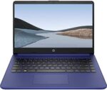 2021 Newest HP Premium 14-inch HD Laptop, Intel Dual-Core Processor Up to 2.8GHz, 16GB RAM, 64GB eMMC Storage, Webcam, Bluetooth, HDMI, Wi-Fi, Blue, Windows 10 with 1 Year Microsoft 365