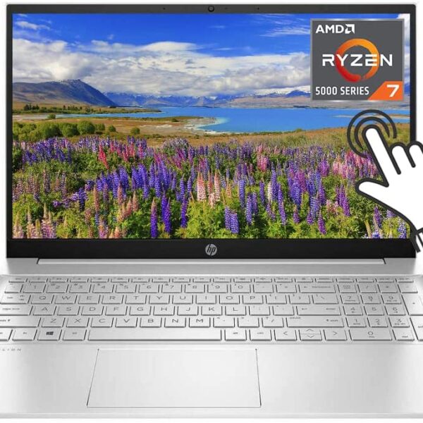 2022 15.6" HP Pavilion FHD Touchscreen Laptop, AMD Ryzen 7 5700U(8 Cores, Up to 4.3GHz), 16GB DDR4 RAM, 1TB NVMe SSD, Backlit KB, WiFi 6, Webcam, HDMI, AMD Radeon Graphics, Win 10 H, CUE Accessories