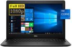 2022 Newest Dell Inspiron 15 3000 Laptop, 15.6" Full HD 1080P Display, 10th Gen Intel Core i7-1065G7 Quad-Core Processor, 16GB RAM, 512GB SSD, Webcam, HDMI, Wi-Fi, Windows 10, Black