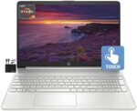 2022 Newest HP 15.6" HD Touchscreen Laptop, AMD Ryzen 3 3250U, Dual Core Upto 3.5GHz (Beat i5-7200U) , 16GB RAM, 256GB NVMe SSD, Webcam, Wi-Fi 5, Bluetooth, Fast Charge, Windows 11 S+MarxsolCables