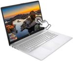 2022 Newest HP 17.3" HD+ Touchscreen Laptop Business Computer, AMD Ryzen 5 5500U Hexa-Core (up to 4.0GHz), 16GB RAM, 128GB SSD + 1TB HDD, HDMI, Bluetooth 5, Webcam, Windows 11 w/ 3in1 Accessories