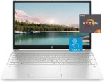 2022 Newest HP Pavilion Laptop, 15.6" Full HD Touchscreen, AMD Ryzen 5 5500U Processor, 64GB RAM, 2TB SSD, Backlit Keyboard, Webcam, HDMI, B&O Audio, Wi-Fi 6, Bluetooth, Windows 11 Home, Silver