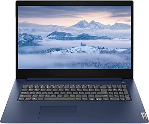 2022 Newest Lenovo Ideapad 3i 17.3" HD+ Business Laptop, 11th Gen Intel Core i3-1115G4(up to 4.1 GHz), 8GB RAM 256GB SSD, WiFi 6, Bluetooth, Webcam, HDMI, Abyss Blue, Windows 11, w/3in1 Accessories