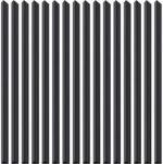 30 Pieces Binding Bars Slide Grip Binding Bars for Office School Report Cover, A4 Size, 30 Sheets Capacity, 12 Inch (Black)