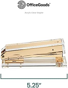 Acrylic and Gold 3 Piece Desk Accessory Set — OfficeGoods