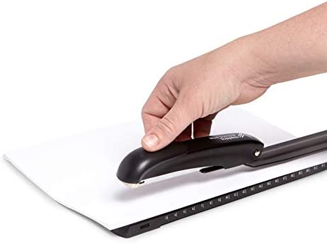 Blue Summit Supplies Set of 3 Hole Punch for Binder, Plastic Portable Ruler  with Hole Puncher